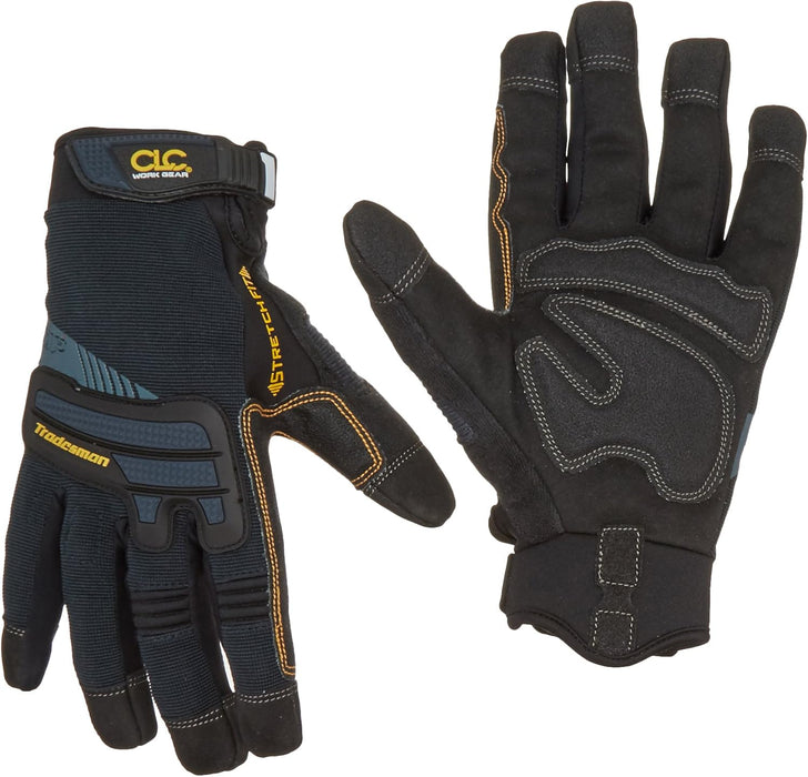 CLC Custom Leathercraft 145XL Tradesman Glove, Black/Grey X-Large