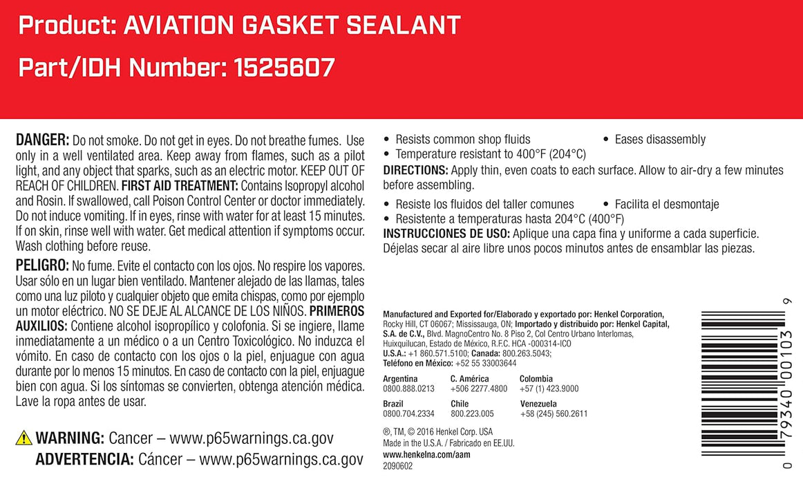 Loctite 483629 565 Automotive White Thread Sealant - General Purpose, High Viscosity, Rapid Cure, Replaces Tapes & Pipe Dopes - 50 ml (Pack of 1)