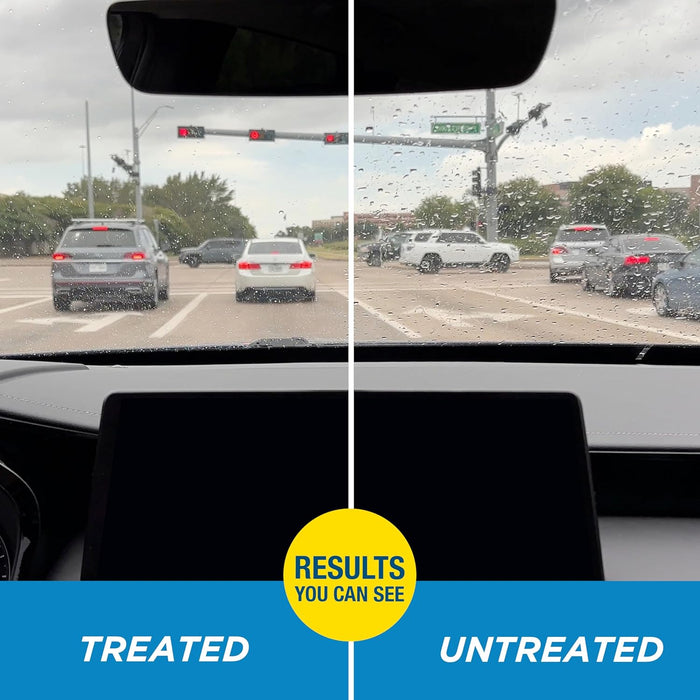 Rain-X 800002243 Exterior Glass Treatment To Dramatically Improve Wet Weather Driving Visibility, Squeeze Bottle, 7 Fl Oz (Pack of 1)