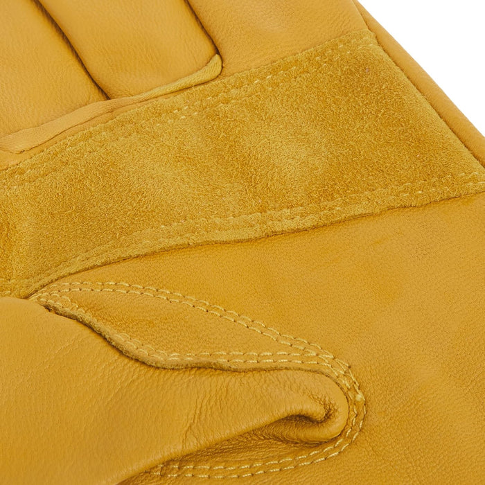 Custom Leathercraft 2060M Top Grain Goatskin Work Gloves, Medium (Pack of 1)