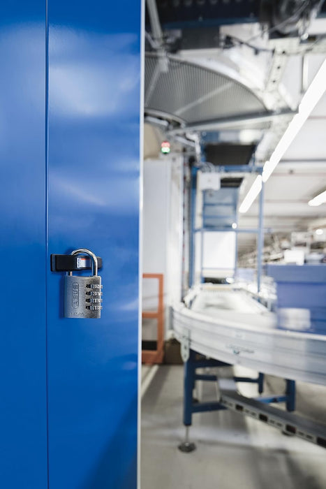 ABUS 145/40 C 40mm Body 4-Dial Resettable Combination Padlock, Blue