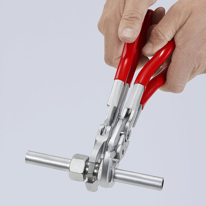 KNIPEX 10" Pliers Wrench with Angled Handles