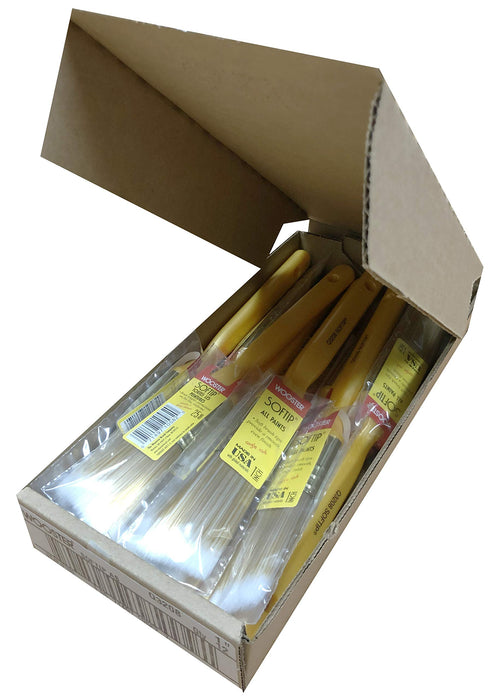 Wooster Brush Q3208-1 Softip Angle Sash Paintbrush, Pack of 12