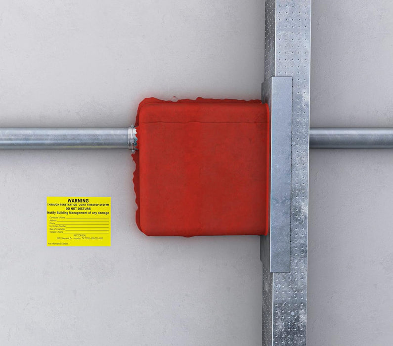 RectorSeal 66340 Metacaulk Firestop 6" X 7" Putty Pads