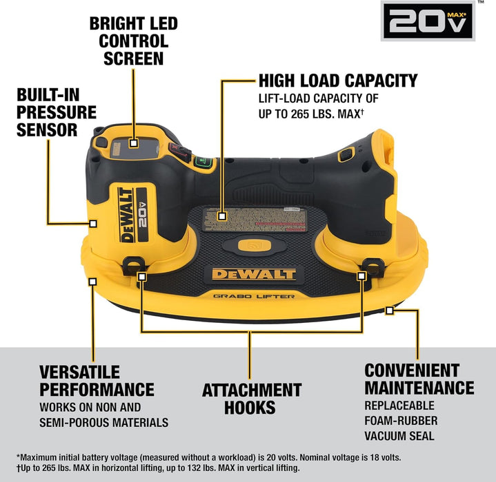 DEWALT DCE592B 20V MAX Grabo Lifter (Tool Only)