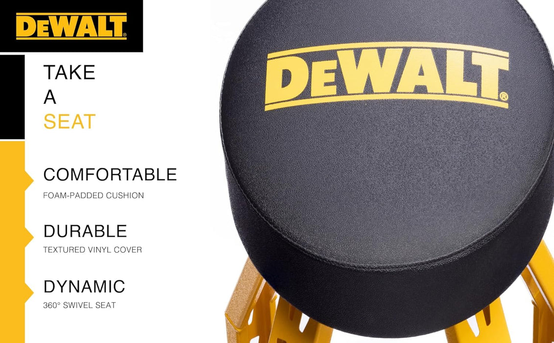 DEWALT DXSTFH030KD Work Bench Height Shop Stool
