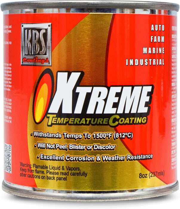 KBS Coatings 65208 Off-White Xtreme Temperature Coating - 8 fl. oz.