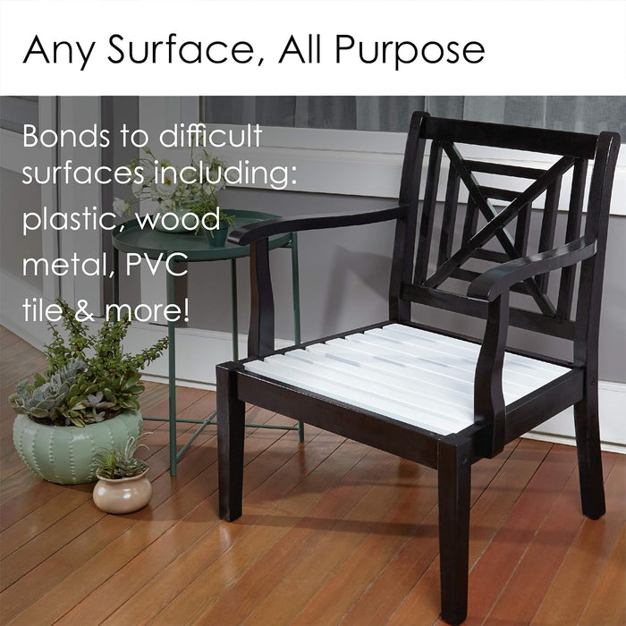 Krylon 2730 Fusion All-In-One Adhesive Spray Paint for Indoor/Outdoor Use, 12 oz, White