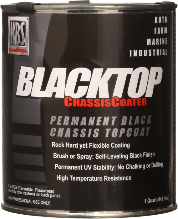 KBS Coatings | ‎8401 | KBS Coatings 8401 Gloss Black BlackTop Chassis Paint - 1 Quart