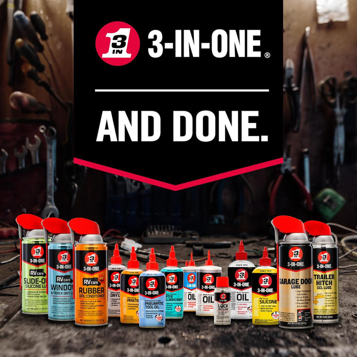 3-IN-ONE 120046 Professional Grade Pneumatic Tool Oil, 4 oz (Pack of 12)