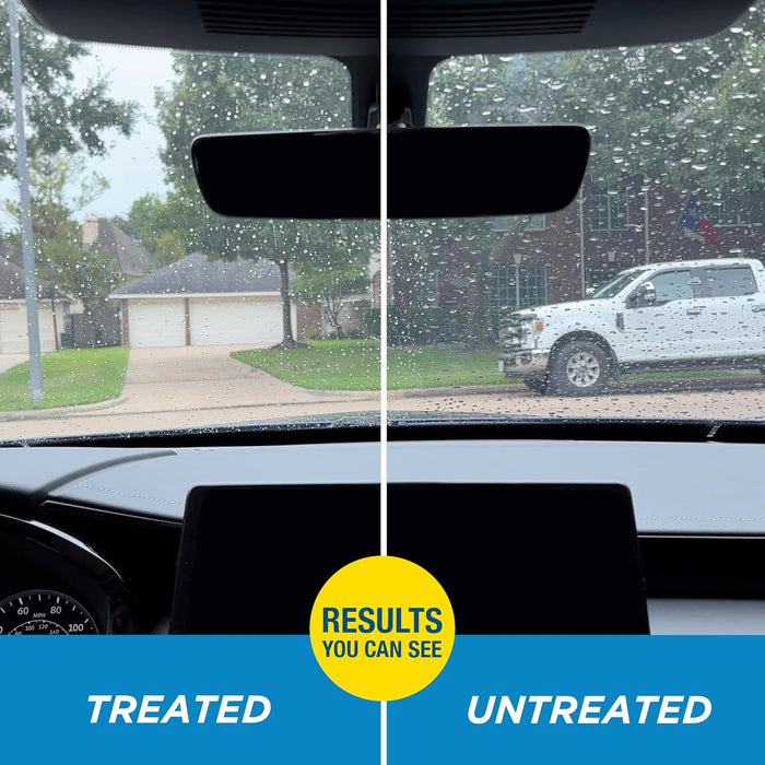 Rain-X 5071268-2 2-in-1 Glass Cleaner and Rain Repellant, 23 oz. (Pack of 2)