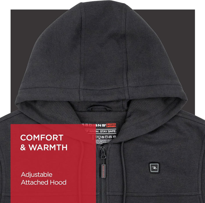 Radians Men's Standard Heated Apparel-Jackets, Gray, Large