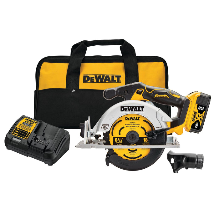 DEWALT DCS565P1 20V MAX Circular Saw, 6-1/2-Inch, Cordless, Battery and Charger Included