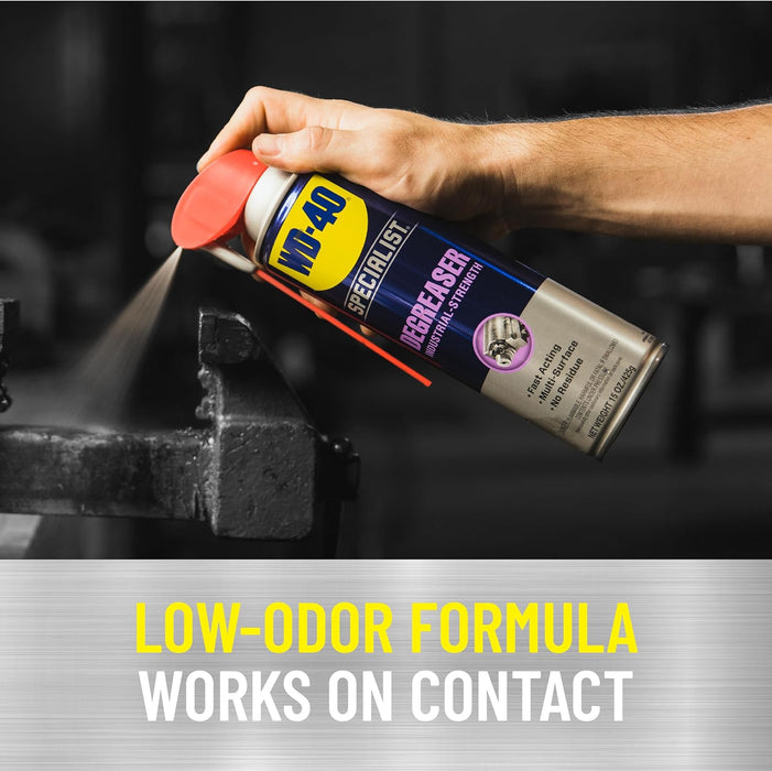 WD-40 300280 Specialist Degreaser, Industrial-Strength, 15 oz (Pack of 6)
