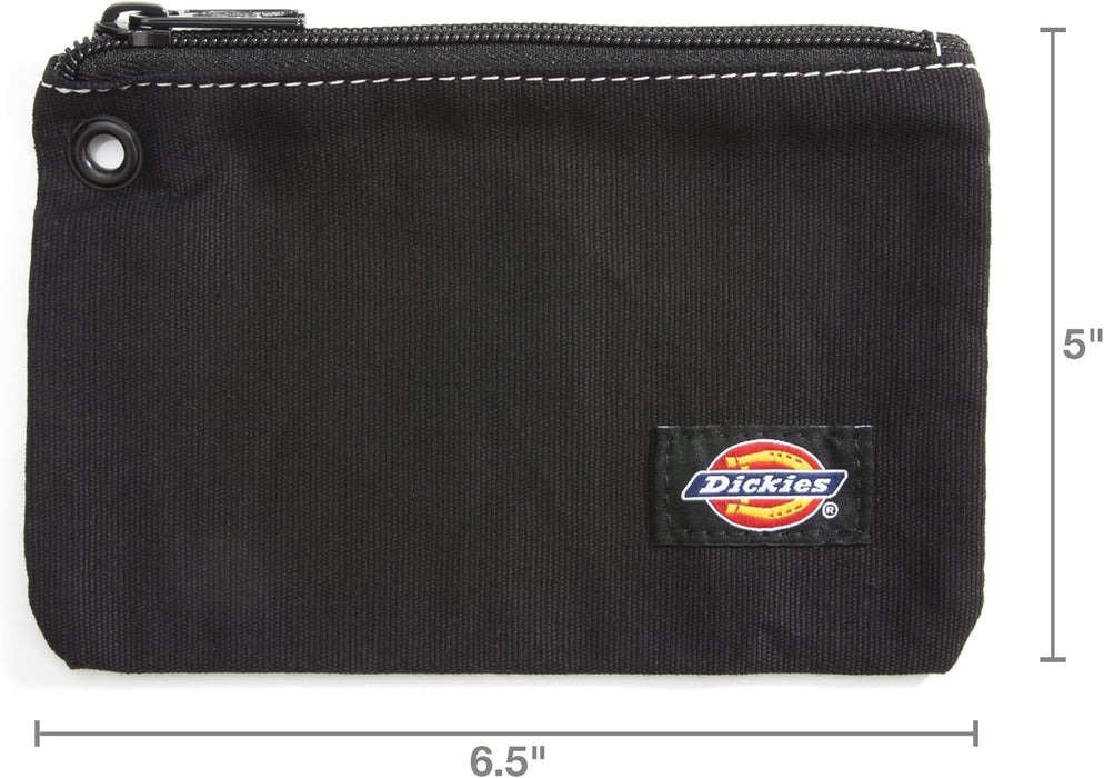 Dickies 57072 Set of 3 Small Canvas Utility Pouches, Zippered, for Organizing Small Tools and Fasteners