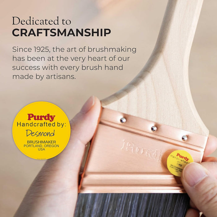 Purdy 144152130 Clearcut Series Glide Angular Trim Paint Brush, 3 inch