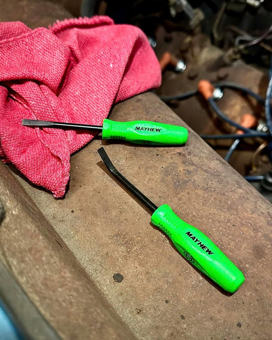 Mayhew Tools 31093GN Mini Heavy Duty Pry Bar, 2-Piece Set, Green
