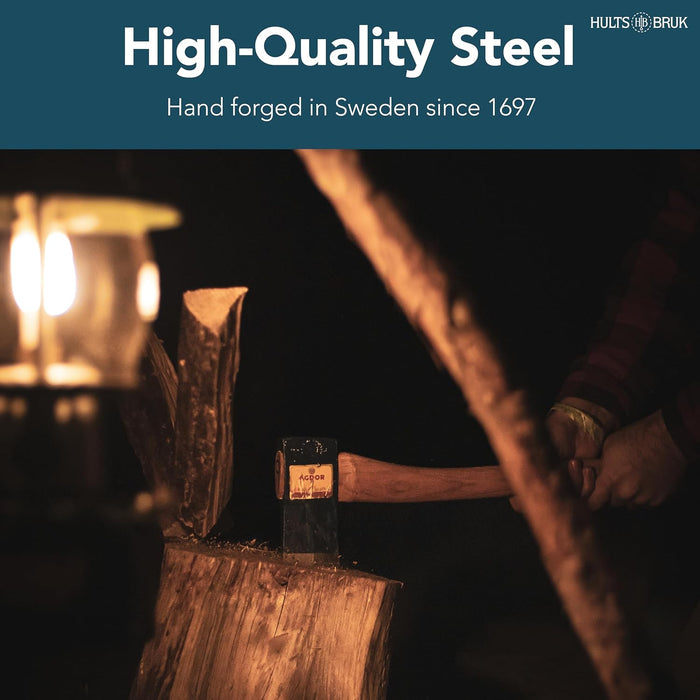 Hults Bruk 840021 Agdor Hand Hatchet 15-1.25 lb Head, 15" Handle