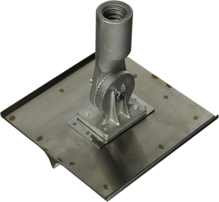 Kraft Tools CC027 8" x 8" Stainless Steel Walking Seamer/Groover 3/4"R with Threaded Handle Socket