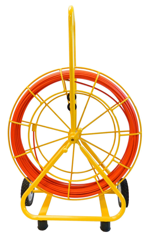 Jameson 6-14-400M Easy Buddy Electrical Fish Tape Duct Rodder with 400 Feet of 1/4-inch Fiberglass Rod Marked Every 5 Feet