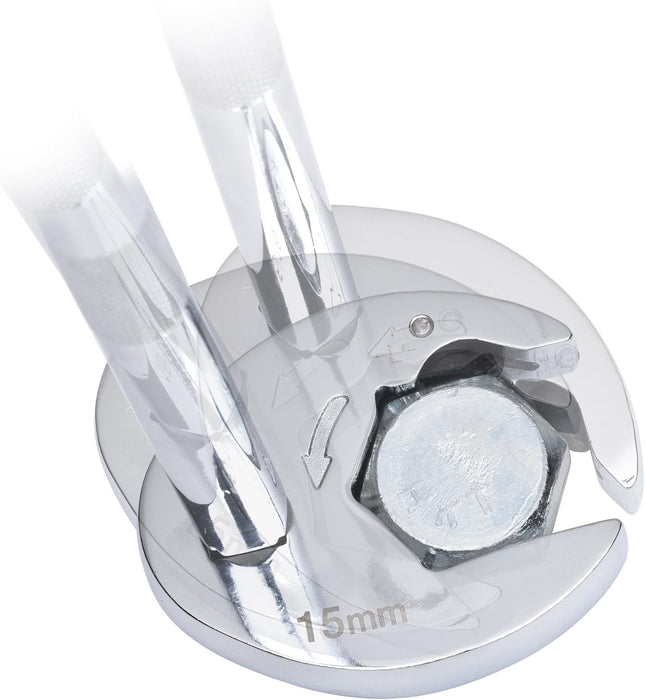 GEARWRENCH (89119) 10 Pc. Ratcheting Crowfoot Wrench Set, Metric