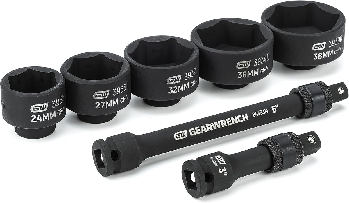 GEARWRENCH 6 Pc. Oil Canister Socket Set Service Kit, 41890