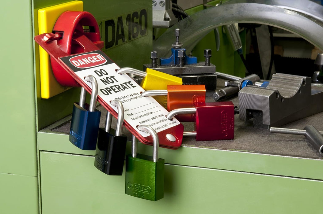 ABUS 72/30 KD Aluminum Safety Padlock Keyed Different with 1" Shackle, Black