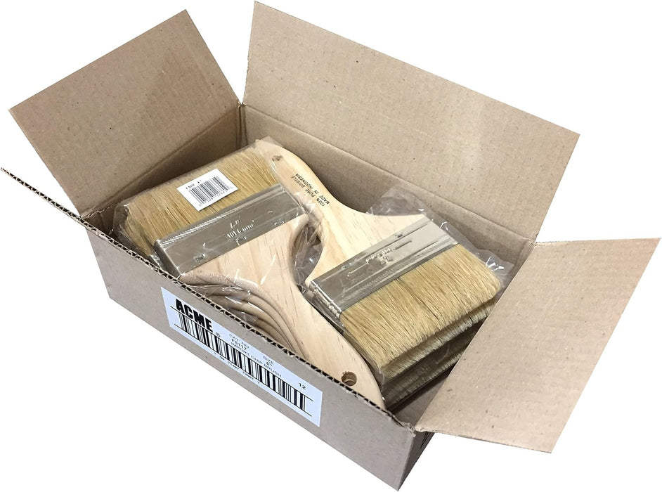 Wooster Brush (F5117-4) 4 inch Acme Chip Paint Brush (Pack of 12)