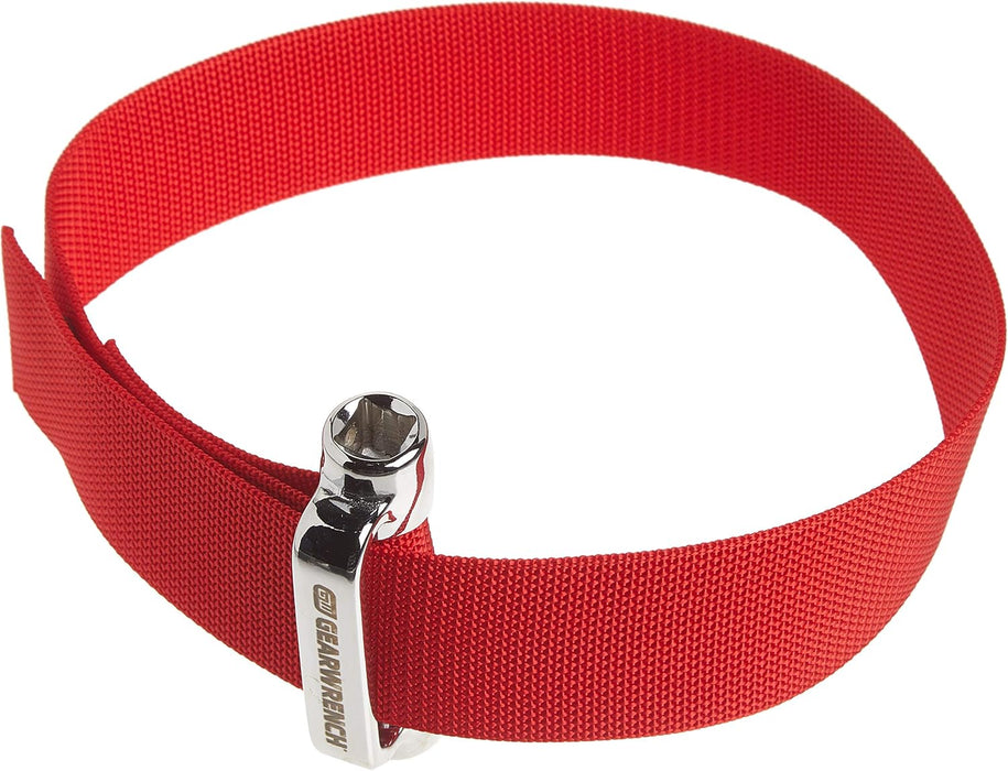 GEARWRENCH 3529D Heavy-Duty Oil Filter Strap Wrench, 3/8" & 1/2" Drive
