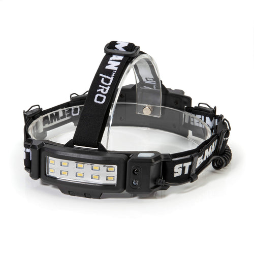 Steelman 78834 Slim Profile Rechargeable LED Motion-Activated Headlamp, 250-Lumen, 3 Brightness Settings, 20-Meter Range, Water-Resistant 250-Lumen LED Motion
