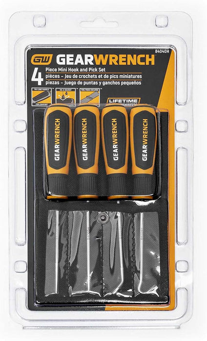 GEARWRENCH (84040H) 4 Pc. Mini Hook & Pick Set