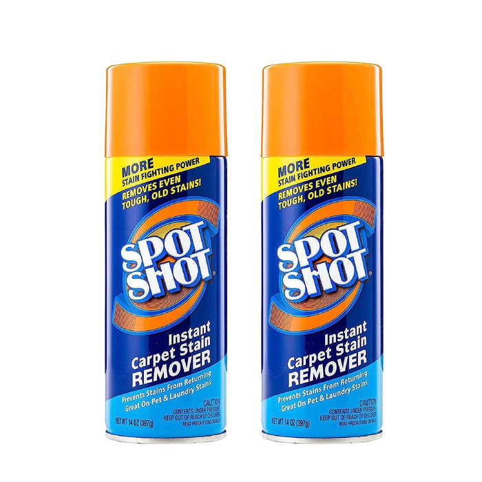 Spot Shot Instant Carpet Stain Remover Aerosol 14 oz can (Pack of 2)