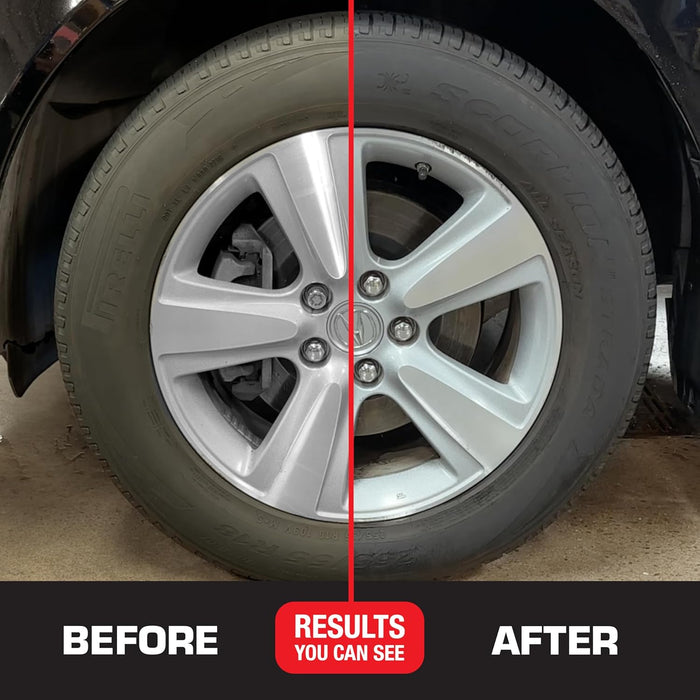 Black Magic 120228 Intense Foam Wheel & Tire Cleaner, High-Foaming Formula for Deep Cleaning, 22 Fl Oz (Pack of 1)