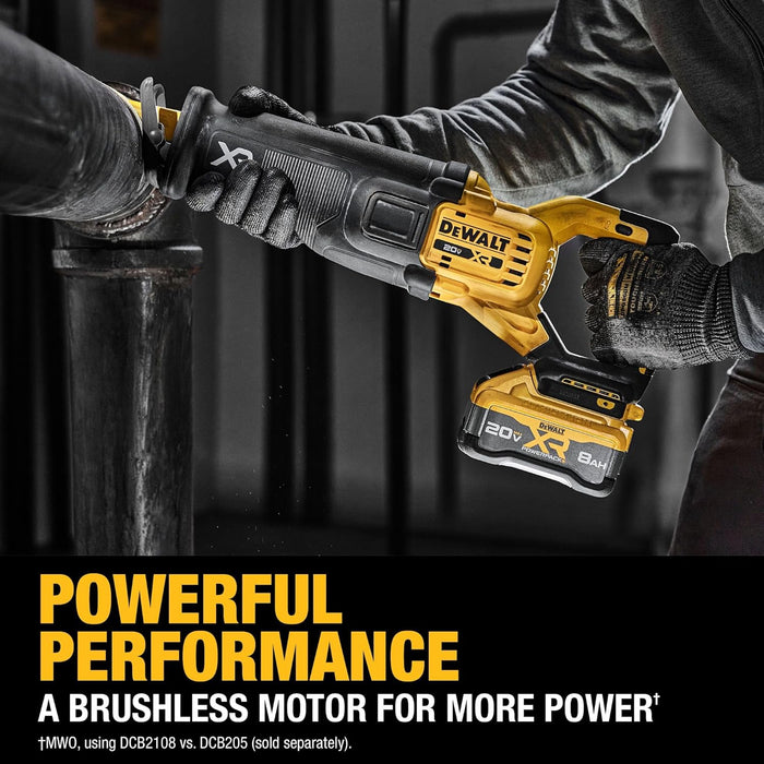 DEWALT DCS384WW1 20V MAX XR Brushless Cordless Reciprocating Saw Kit with XR POWERPACK