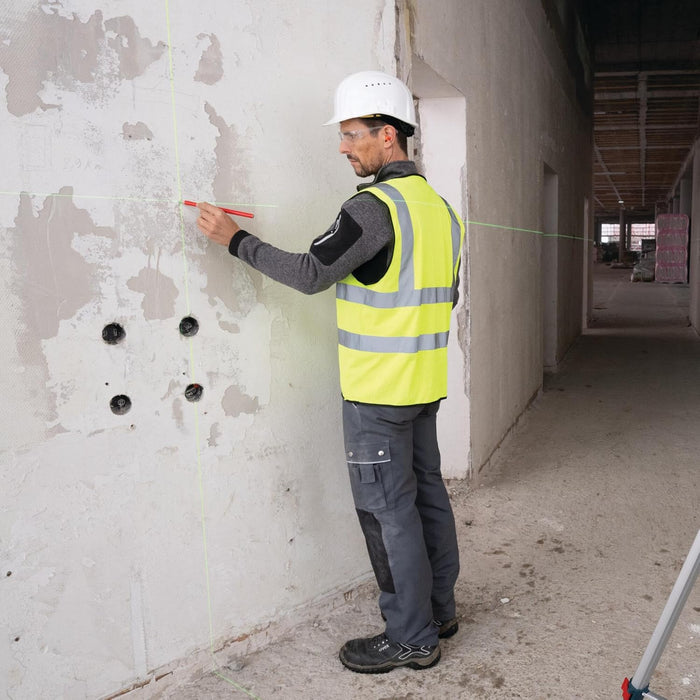 BOSCH GLL330-80CGN 18V 360º Connected Green-Beam Three-Plane Leveling and Alignment Laser - Versatile, High-Visibility Laser with VisiMax Technology and Bluetooth Connectivity (Bare Tool)
