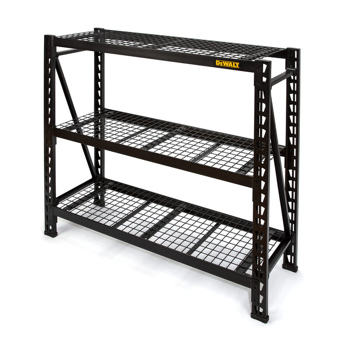 DEWALT DXST4500BLK-W 4-Foot Tall, Black Frame 3 Shelf Industrial Storage Rack