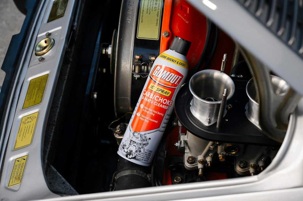 Gumout 800002231 Carb/Choke Carburetor Cleaner Spray, Carb Intake Valve Cleaner Cleans Gum Varnish & Dirt Inside & Outside Carburetor Chamber 14 Oz. (Pack of 6)