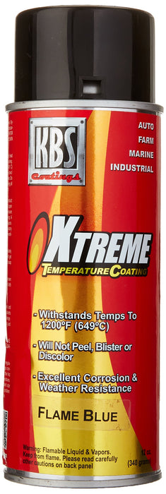 KBS Coatings 65110 Flame Blue Xtreme Temperature Coating - 12 fl. oz.