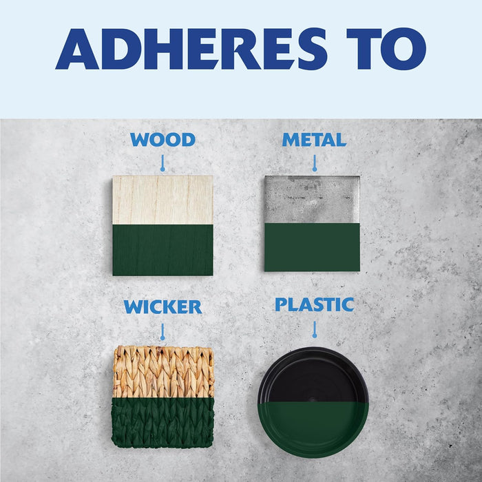 Rust-Oleum 249853 Painter's Touch 2X Ultra Cover Spray Paint, 12 oz, Semi-Gloss Hunter Green (Pack of 1)