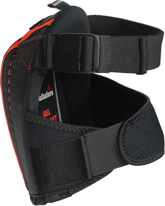 Hultafors Work Gear HT5224 Gel Flooring Kneepads for Work with Thick Layered Gel Cushion, Heavy Duty PVC Outer Shell, Comfortable Neoprene Strap, Slip-in-Clip Buckle Fastener, Anti-Slip, Anti-Scuff, Large