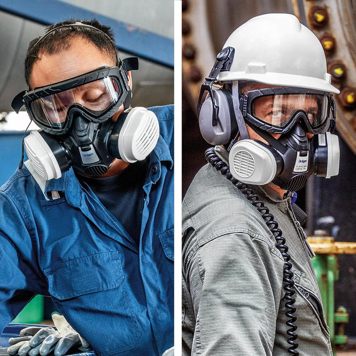 Dräger Safety Glasses X-pect 4800 | Anti-Fog & Anti-Scratch Safety Goggles with Double Screen