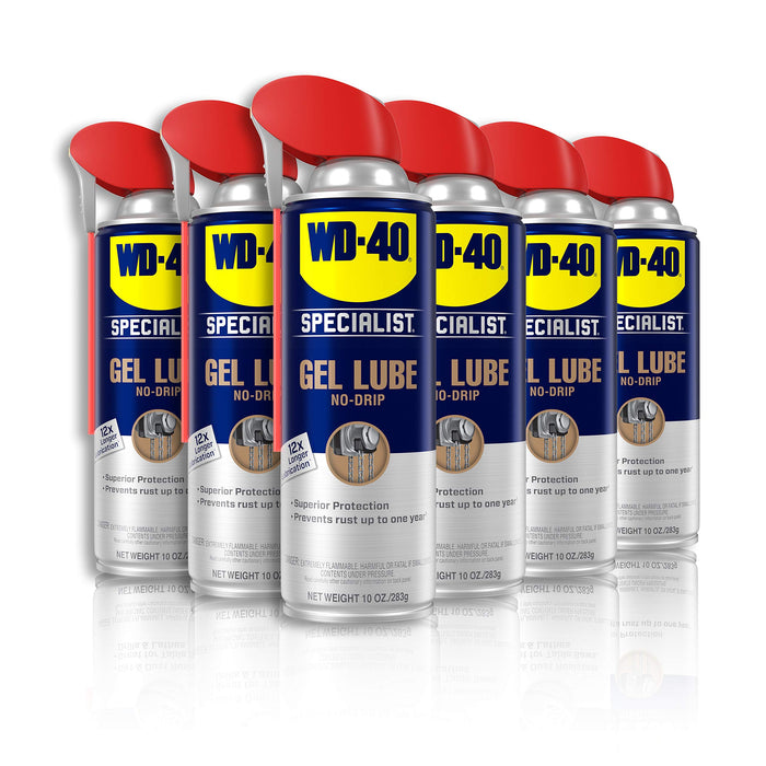 WD-40 300103 Specialist Gel Lube, 10 oz (Pack of 6)