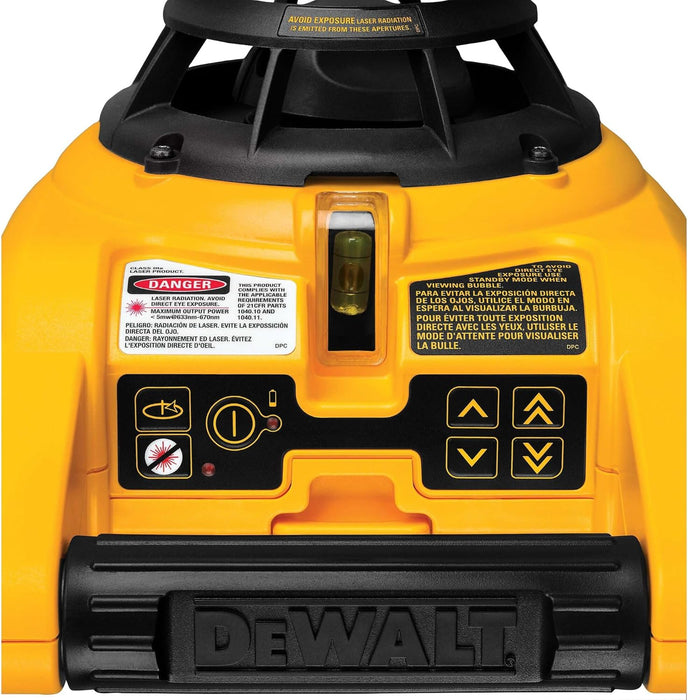 DEWALT Rotary Laser Level Kit, Indoor/Outdoor Survey Laser Transit (DW074KD)