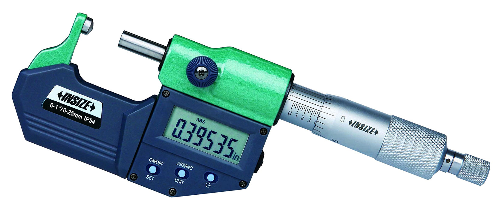 INSIZE 3560-25SE Electronic Spherical Anvil Tube Micrometer, Type B, 0"-1"/0 mm-25 mm