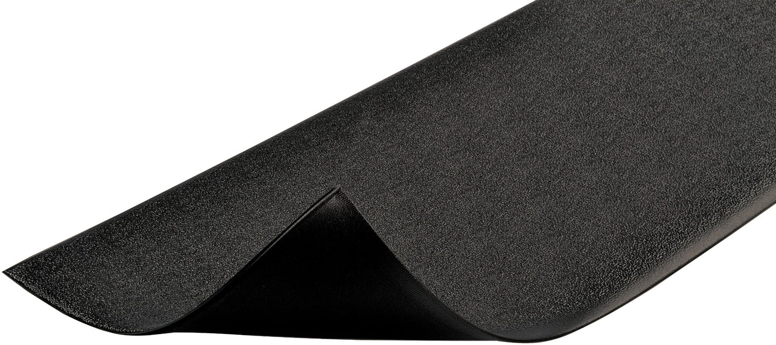 Notrax 411 Sof-Tred 3' x 60' x 3/8" Anti Fatigue Mat, Enhanced Slip Resistance with Beveled Edges and Pebbled Surface, Ideal for Industrial and Commercial Workplaces, Black, 411R0336BL