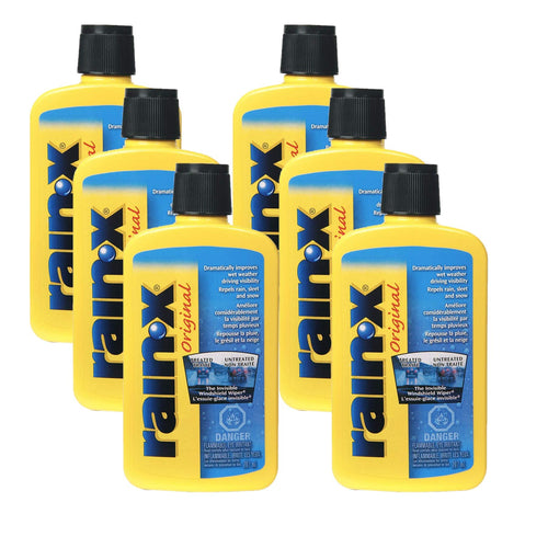 RainX 800002243 Yellow Windshield Treatment, 7 fl oz (Pack of 6)