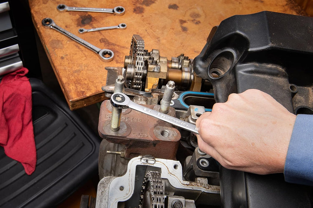 GEARWRENCH 4 Piece Double Box Ratcheting E-Torx Wrench Set - 9224D