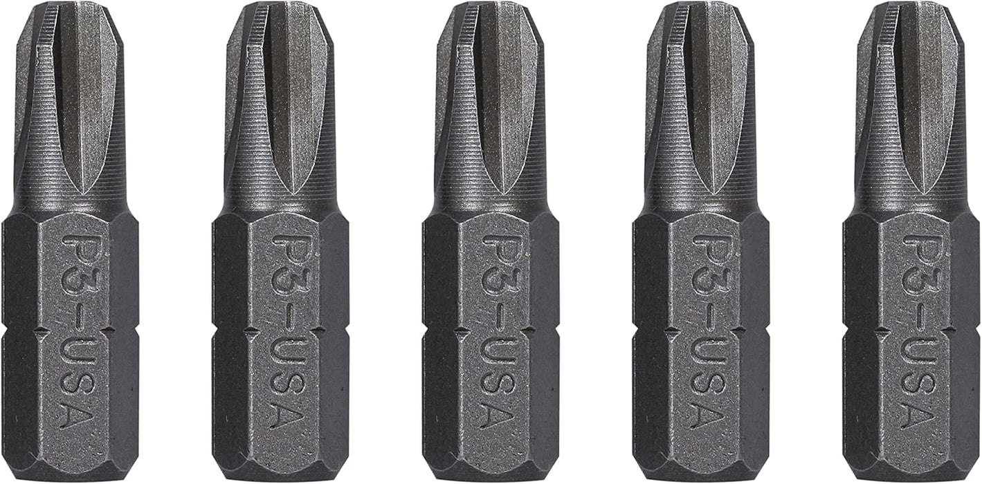 Mayhew Tools 18762-5 USA Phillips Pin Head Insert Bit, No. 3 x 1" (Pack of 5)