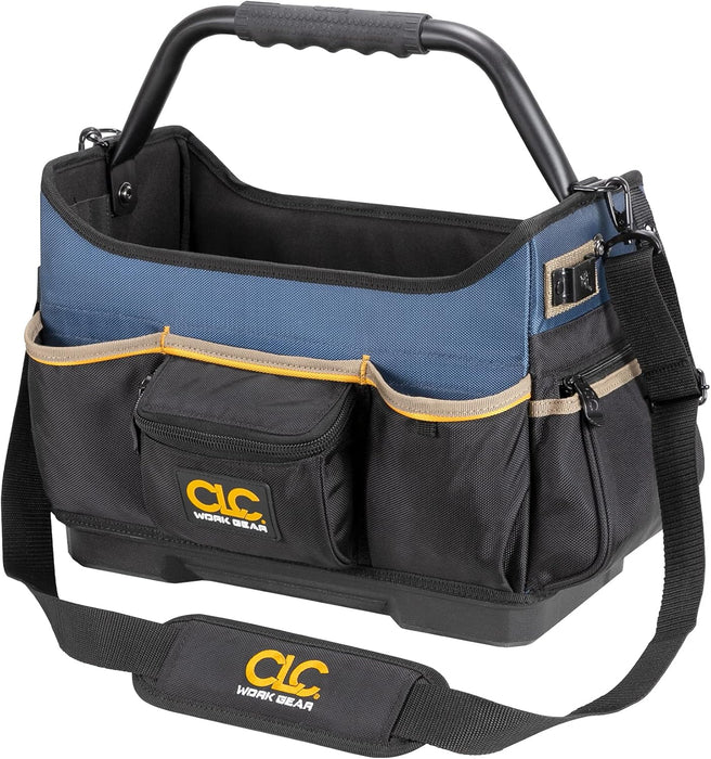 CLC Work Gear PB1580 15" Molded Base Open-Top Toolbox, Black