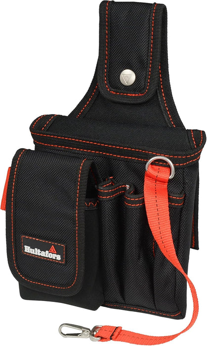 Hultafors Work Gear HT5101 Small Technician's Pouch, Heavy Duty Ballistic Polyester, Neoprene Padded Cell Phone Holder, Large Main Pocket